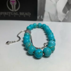 David Yurman Jewelry - David Yurman Bead Bracelet Turquoise 8mm SS/925 David Yurman Jewelry - David Yurman Bead Bracelet Turquoise 8mm SS/925